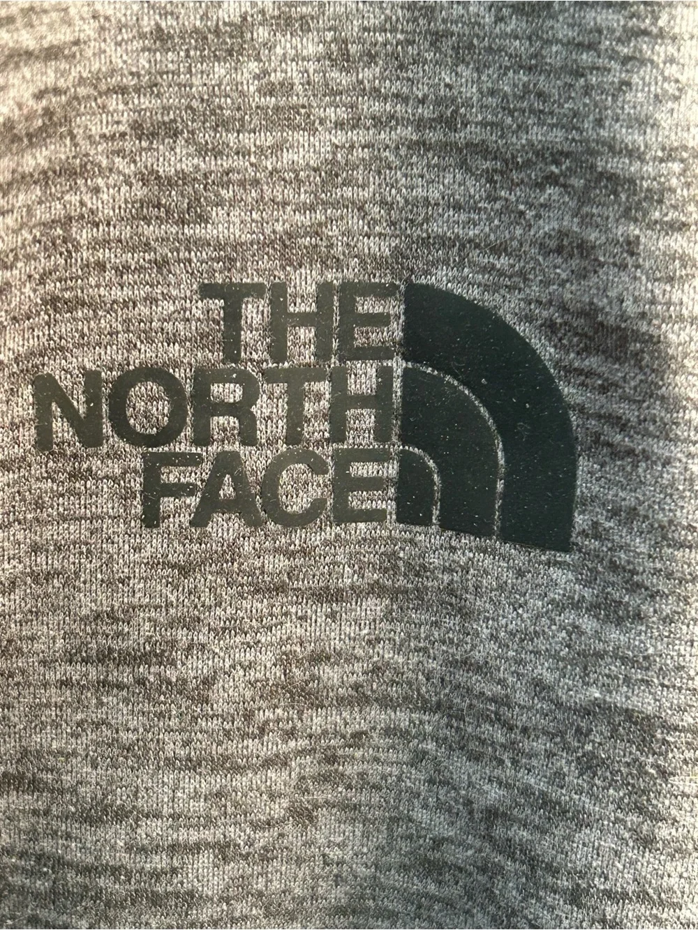 The North Face Men's Heather Gray Half-Zip Pullover